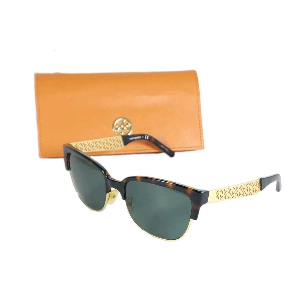 Tory Burch TY6032 56mm Brown Gold Tortoise Frames Sunglasses